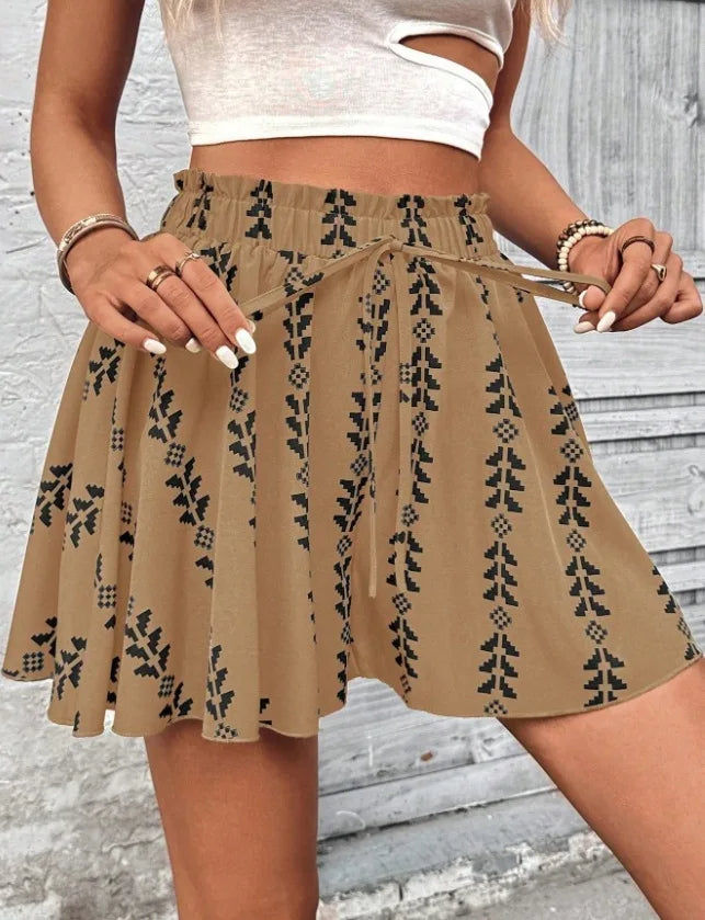 Pantalones cortos acampanados Abigail Boho