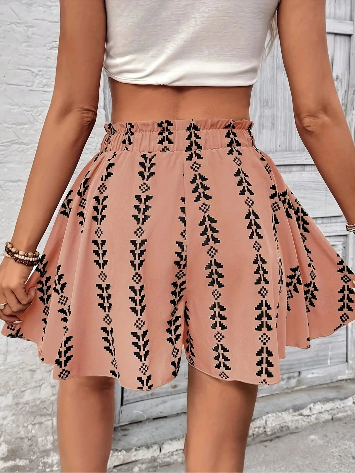 Pantalones cortos acampanados Abigail Boho