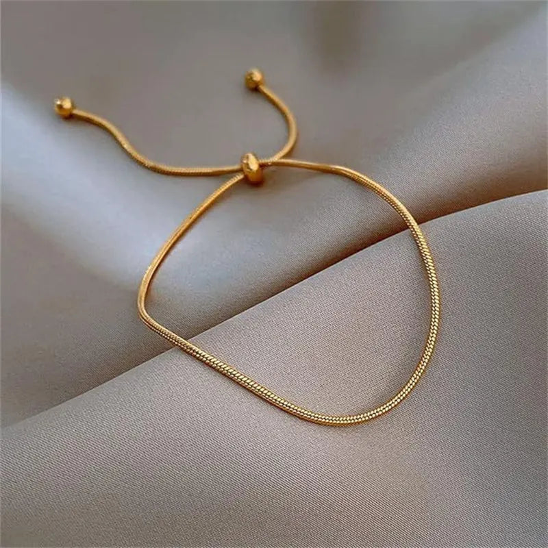 Tobillera de cadena ajustable
