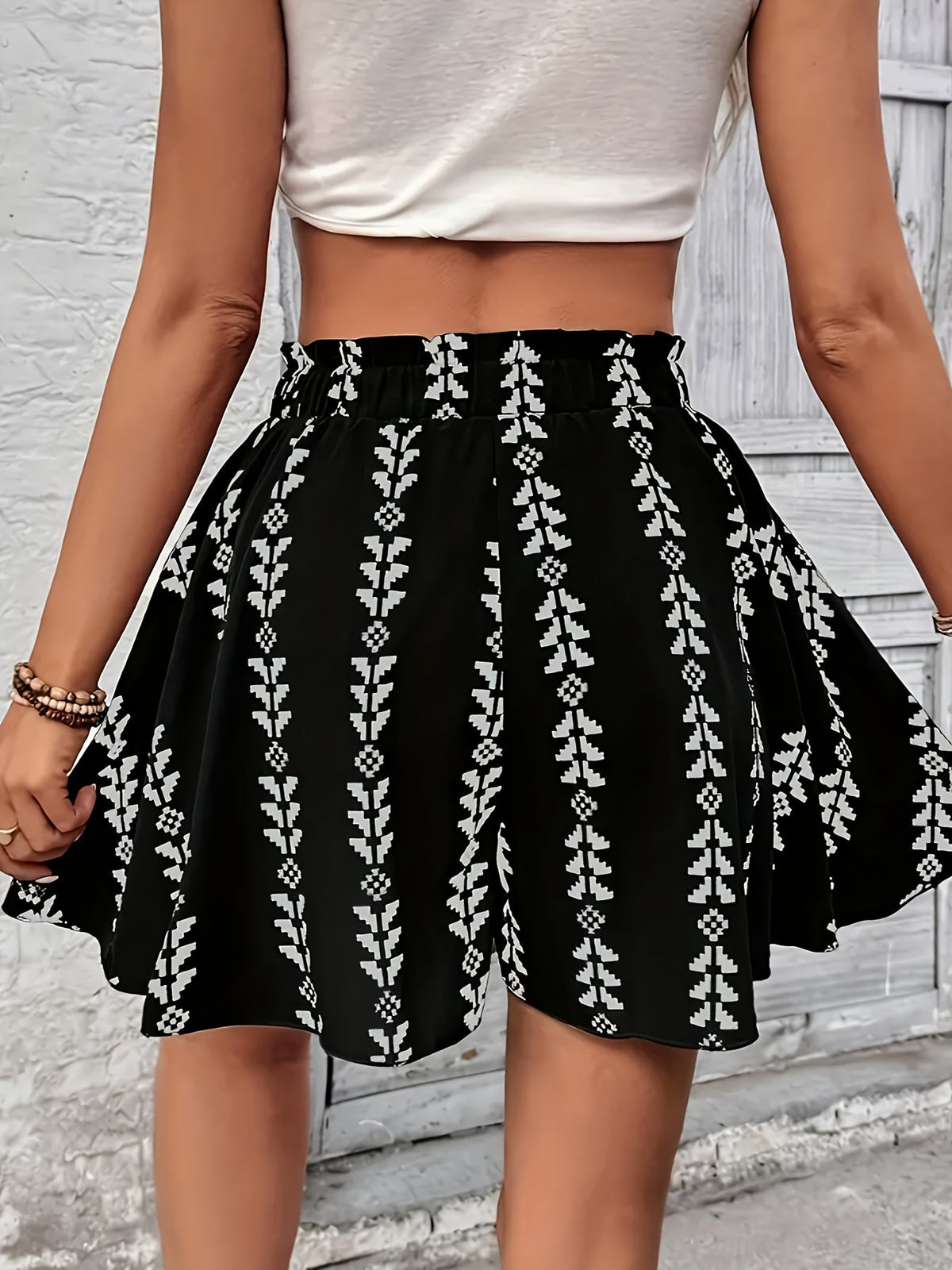 Pantalones cortos acampanados Abigail Boho
